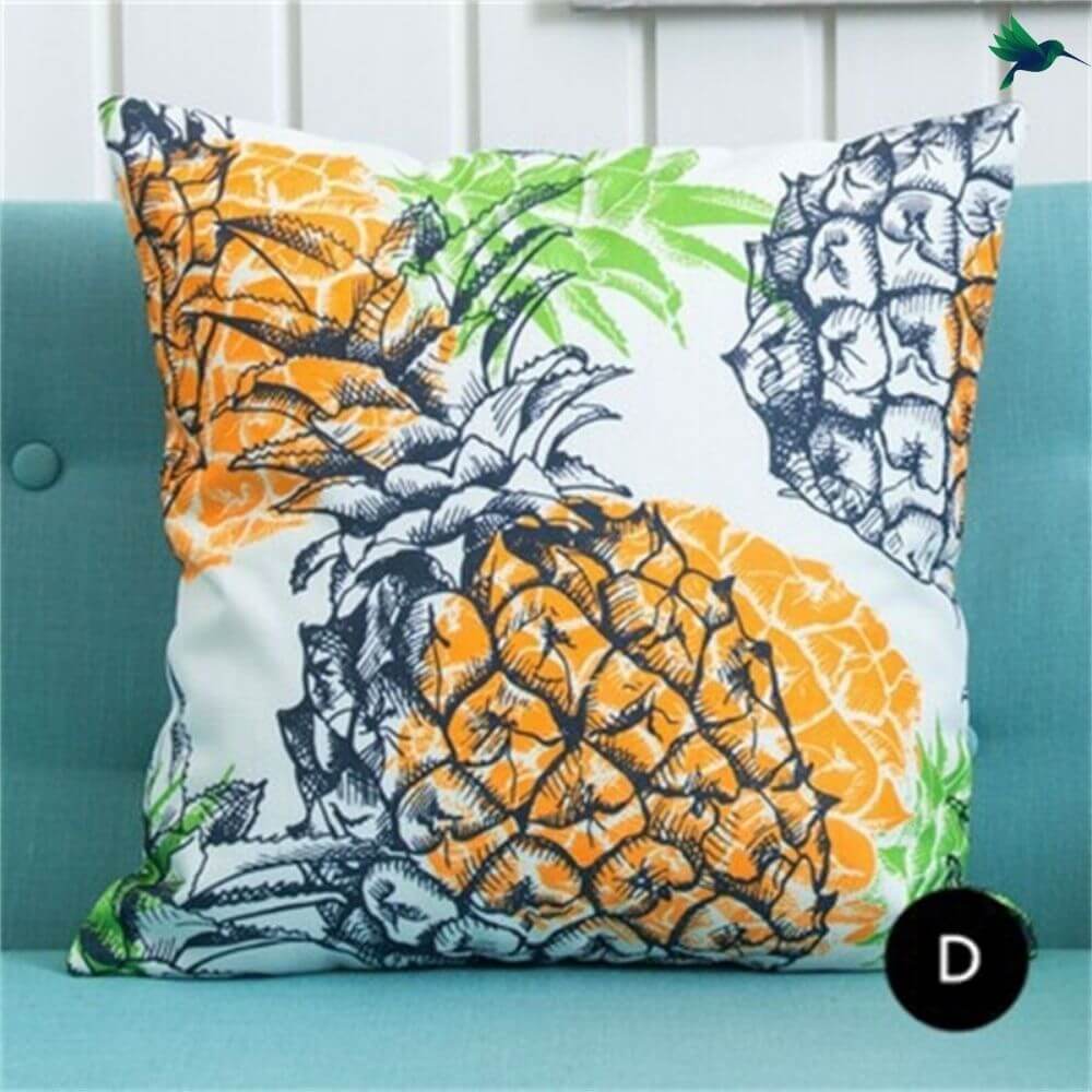 Coussin Motif Ananas Déco-exotique.fr