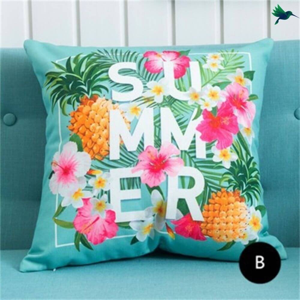 Coussin Motif Ananas Déco-exotique.fr