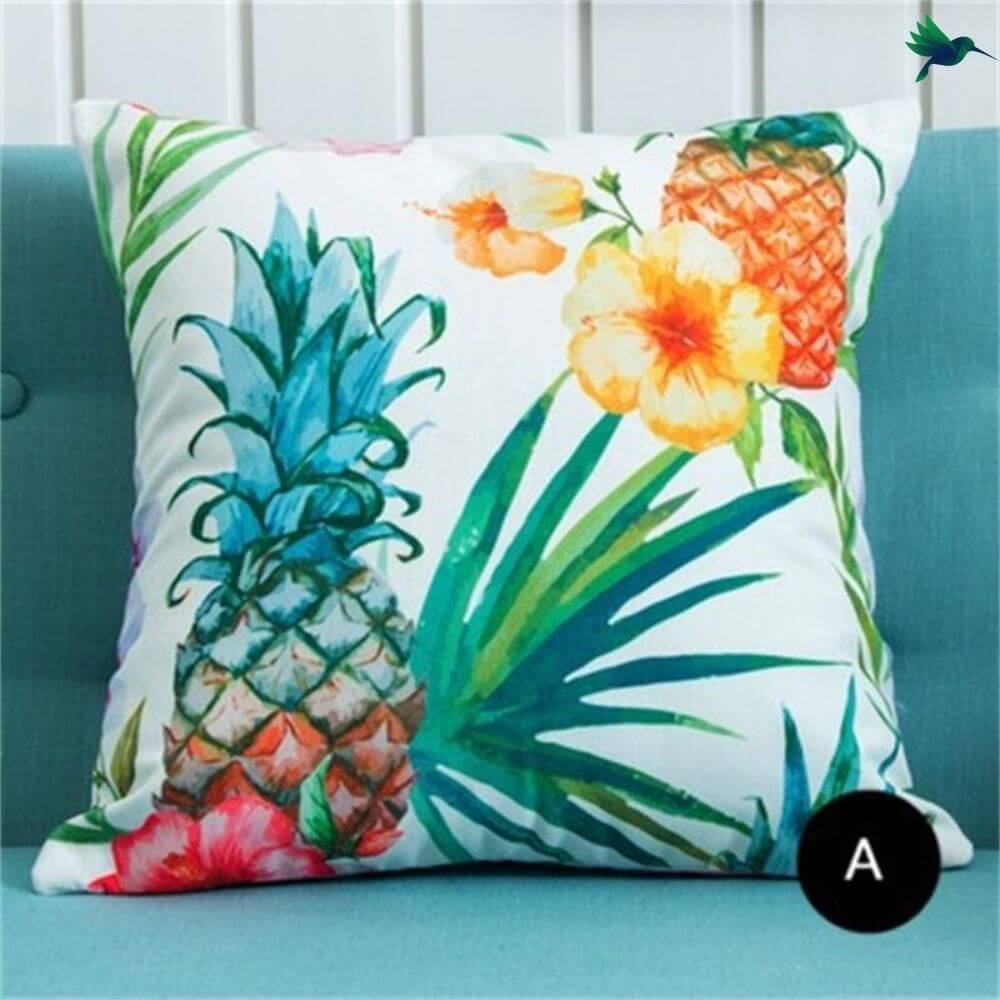 Coussin Motif Ananas Déco-exotique.fr