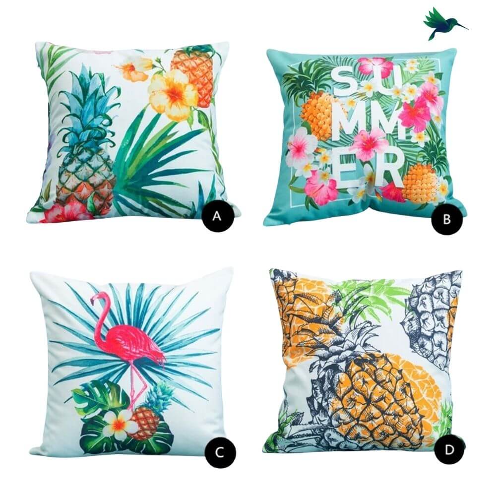 Coussin Motif Ananas Déco-exotique.fr