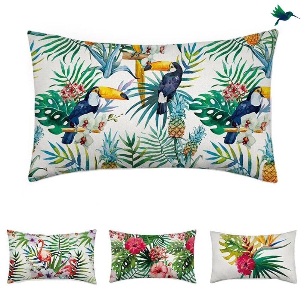 Coussin Rectangulaire Tropical Déco-exotique.fr