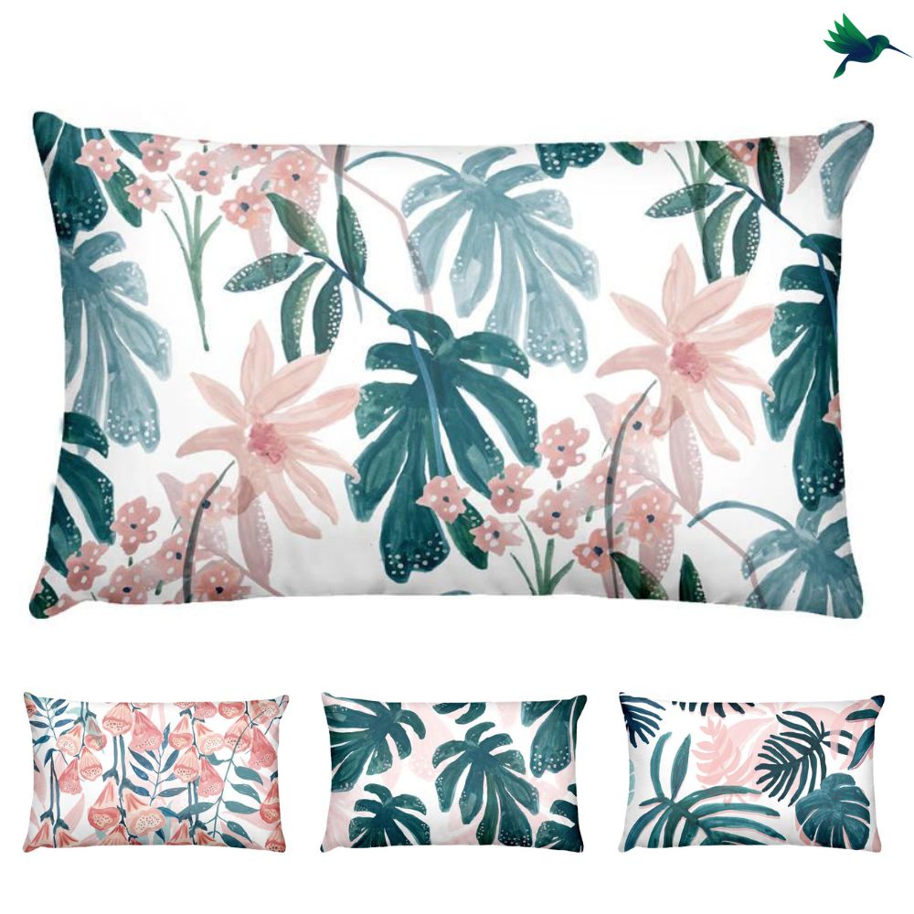 Coussin Tropical 30 x 50cm Déco-exotique.fr