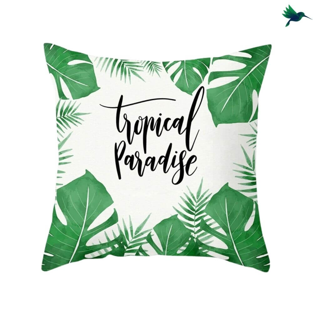 Coussin Tropical Paradise - Déco-exotique.fr