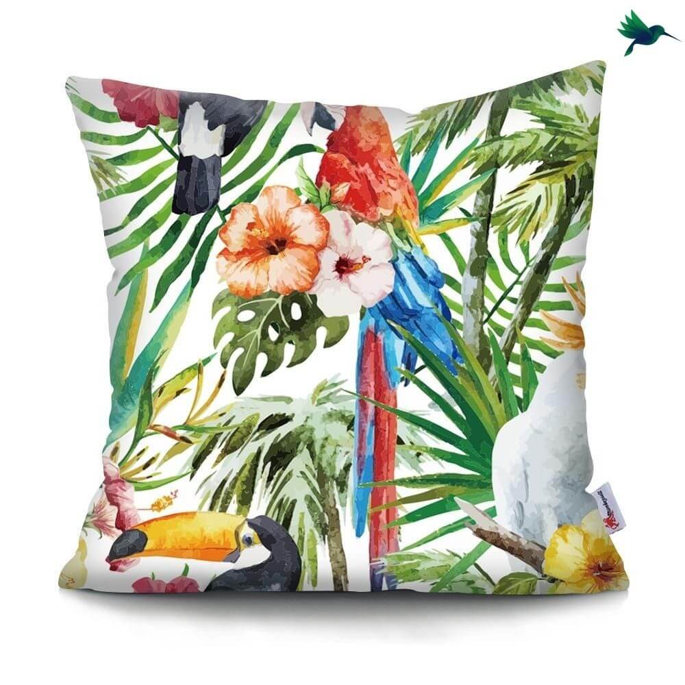 Coussin motif Jungle Déco-exotique.fr