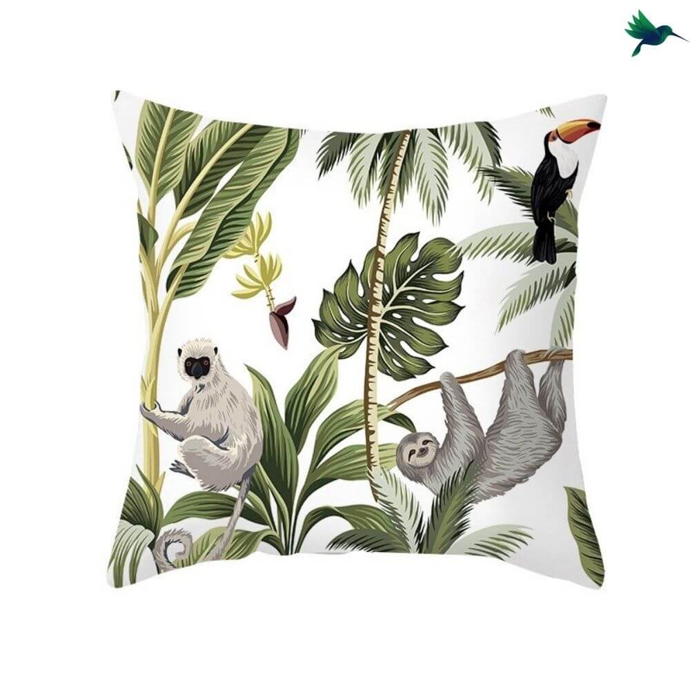 Coussin thème Jungle Déco-exotique.fr