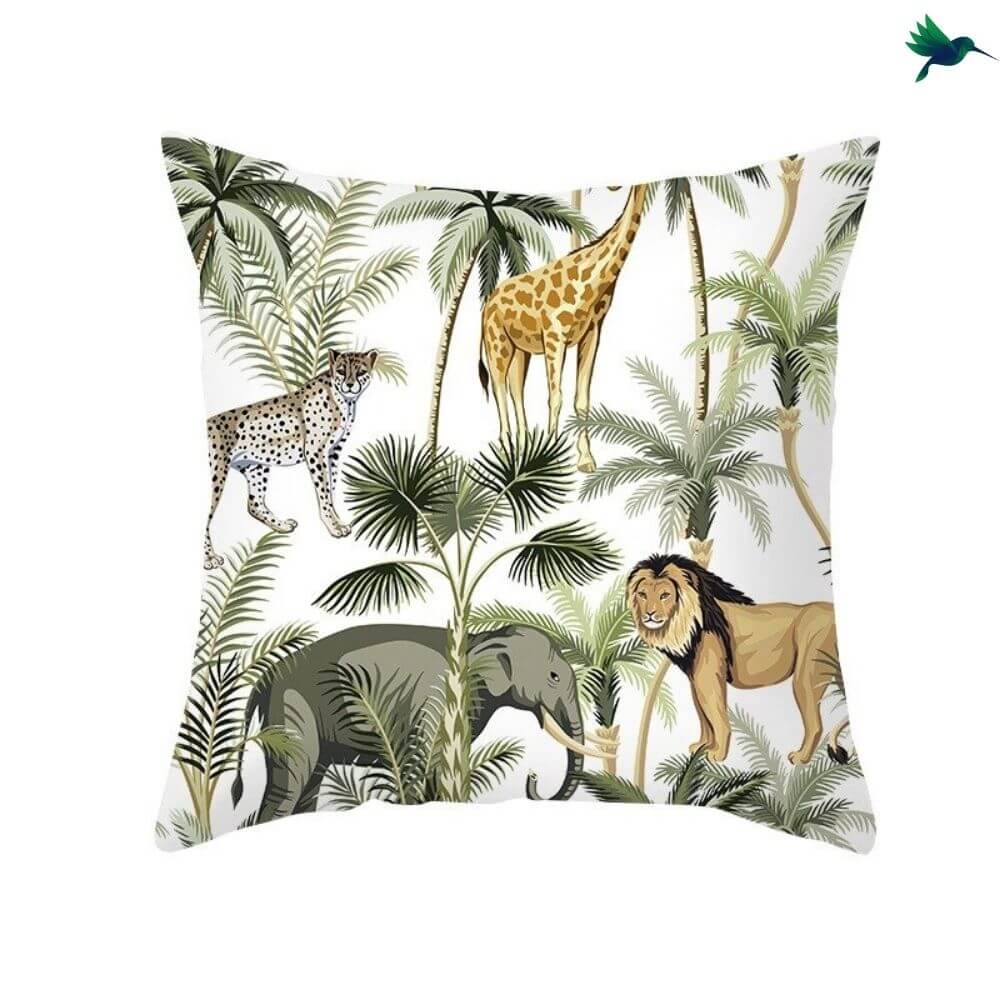 Coussin thème Jungle Déco-exotique.fr