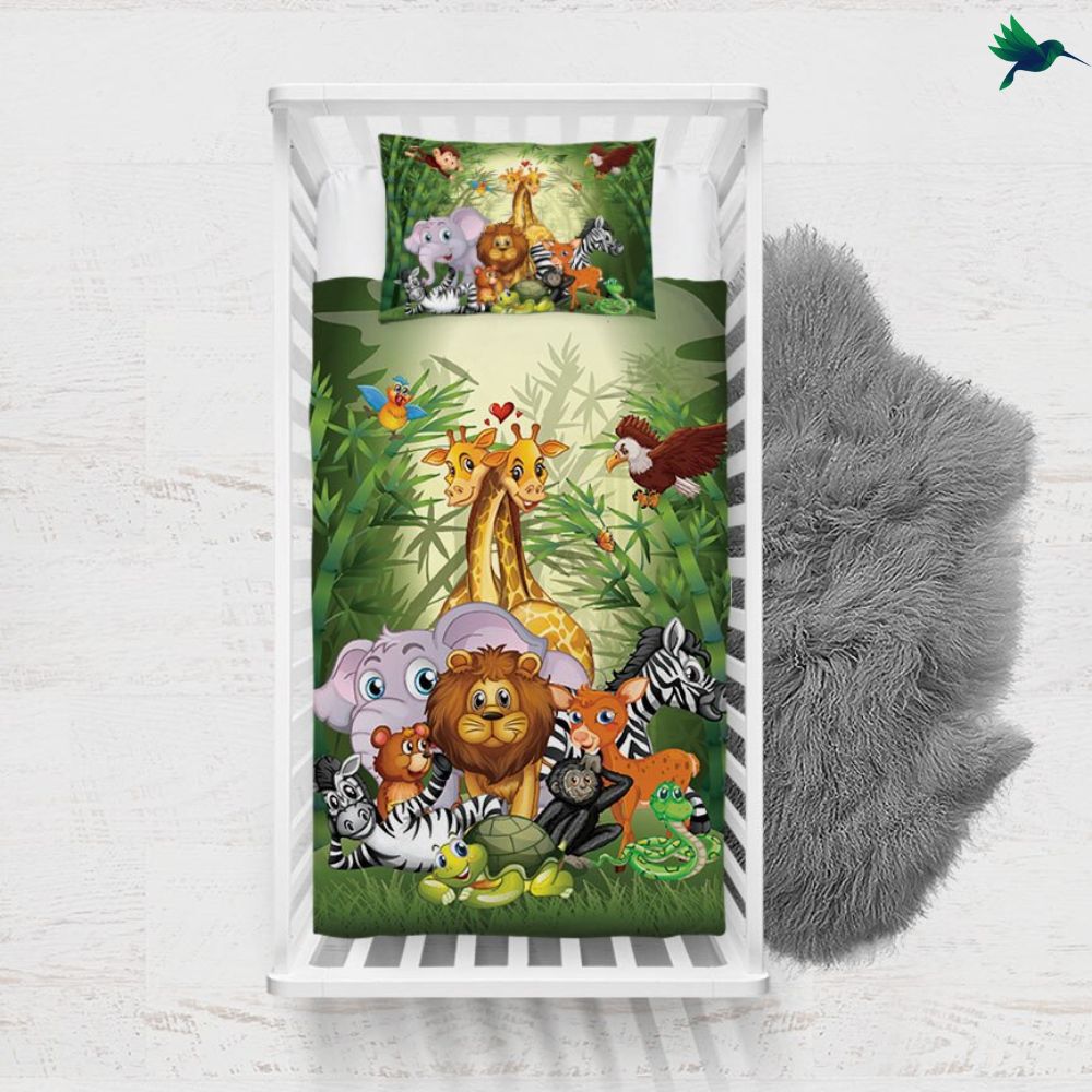 Couvre lit Jungle Enfant Déco-exotique.fr