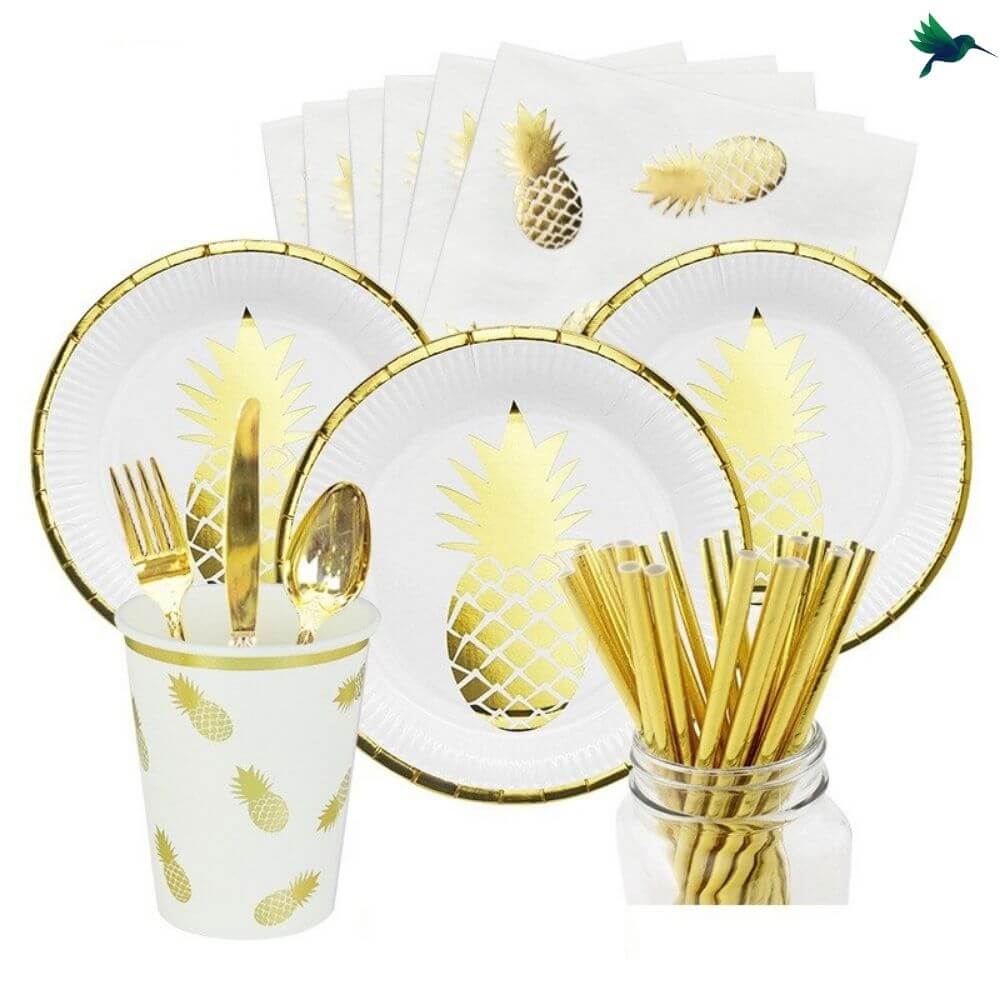 Déco Anniversaire Ananas - Déco-exotique.fr