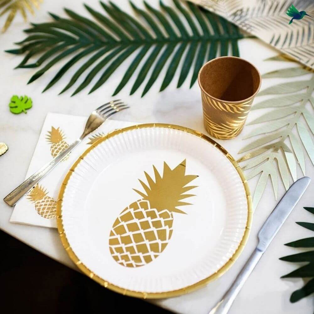 Déco Anniversaire Ananas - Déco-exotique.fr