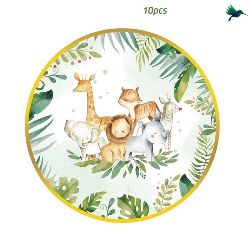 Déco anniversaire Jungle Bébé Déco-exotique.fr