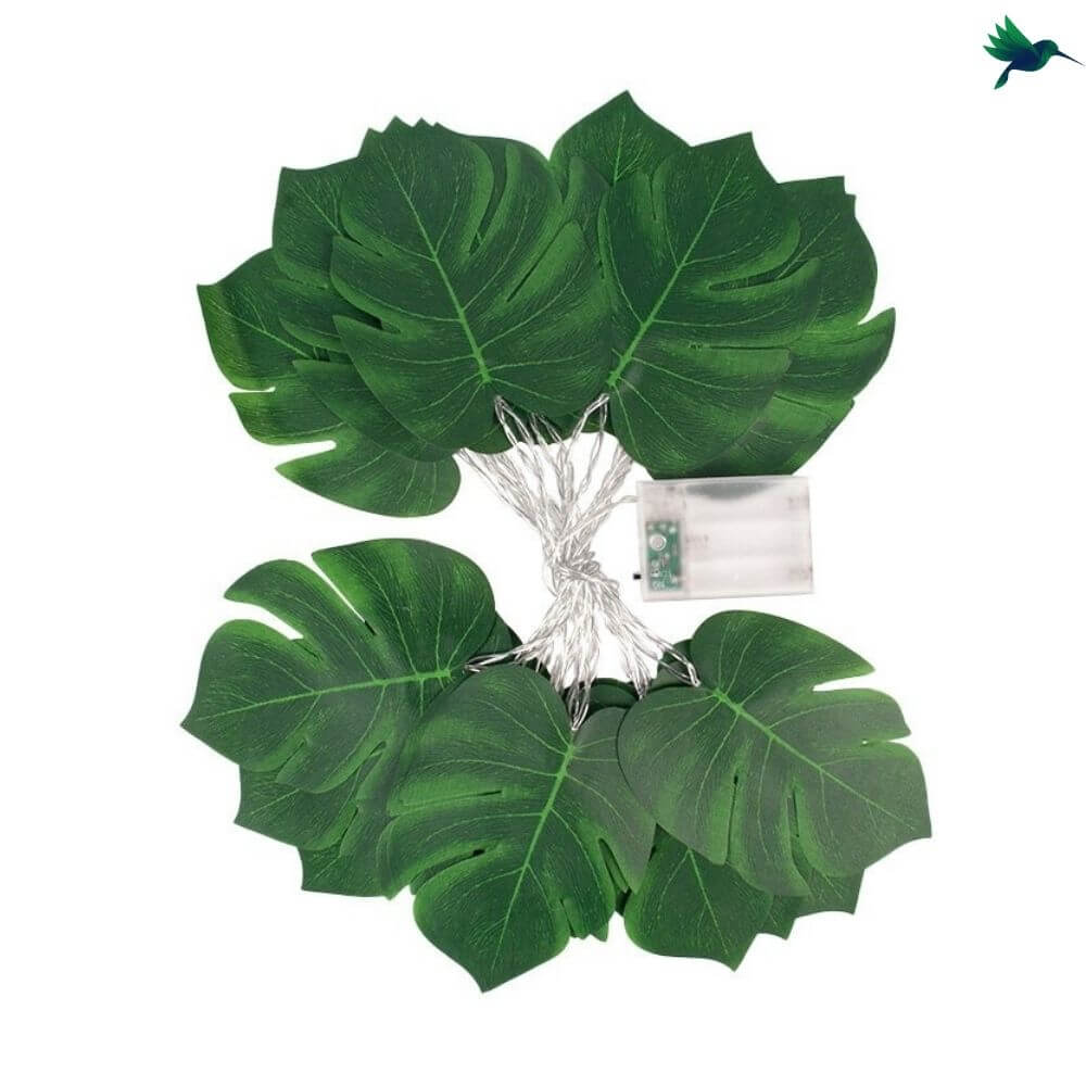 Guirlande Lumineuse Feuilles Tropicales Déco-exotique.fr