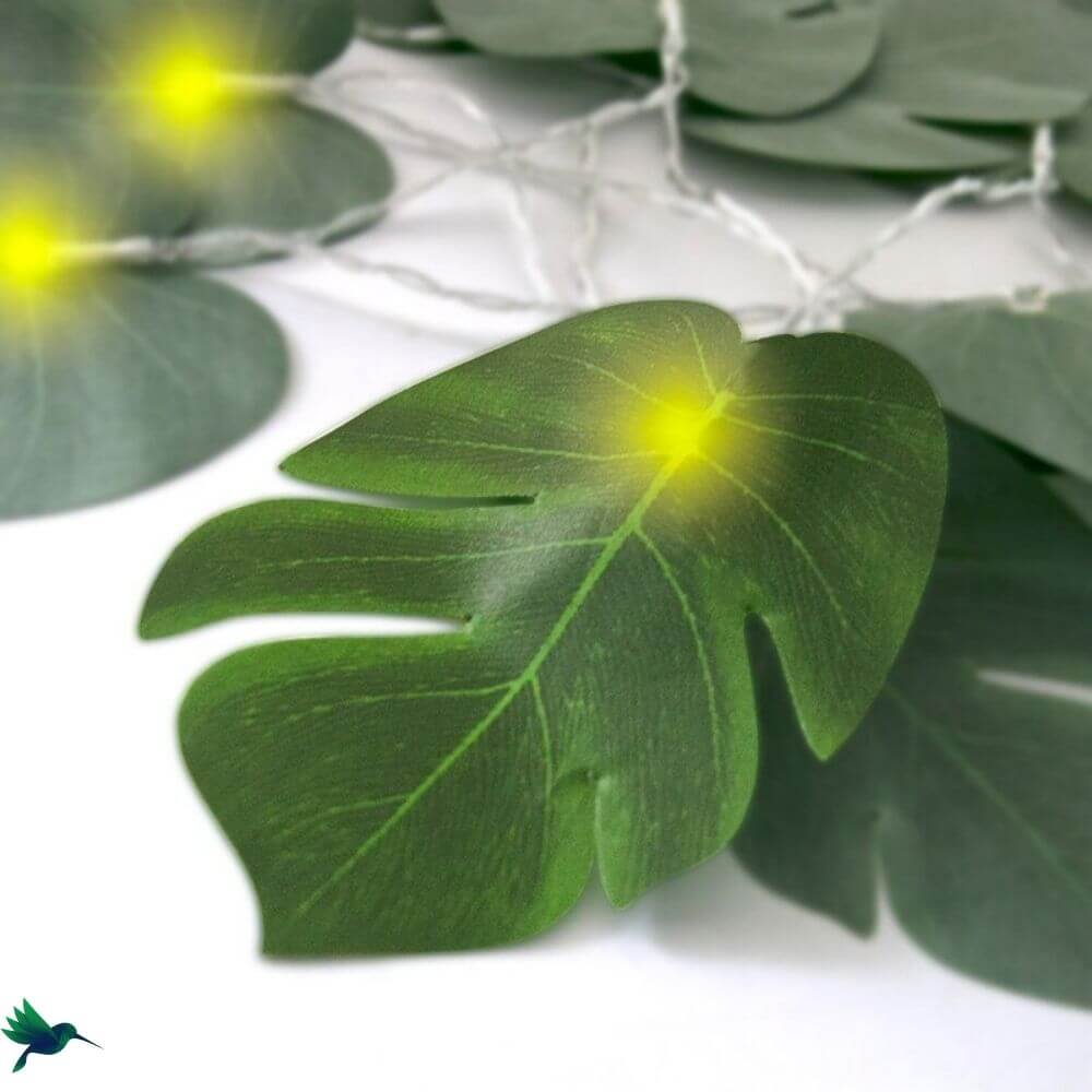 Guirlande Lumineuse Feuilles Tropicales Déco-exotique.fr