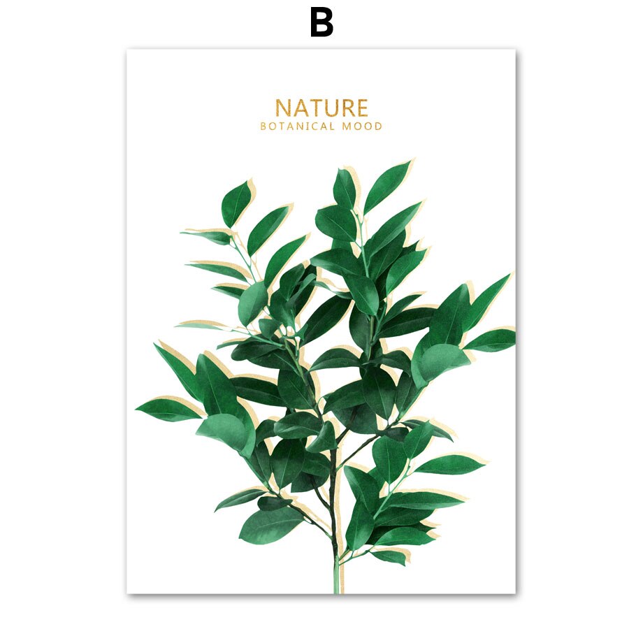 Affiche nature verte Déco-exotique.fr