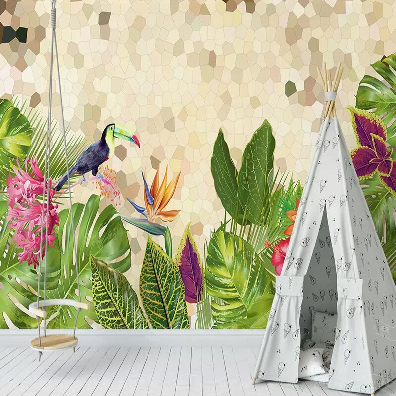 Papier peint Tropical Chambre Enfant Déco-exotique.fr