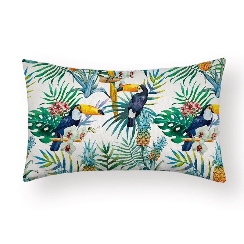 Coussin Rectangulaire Tropical Déco-exotique.fr