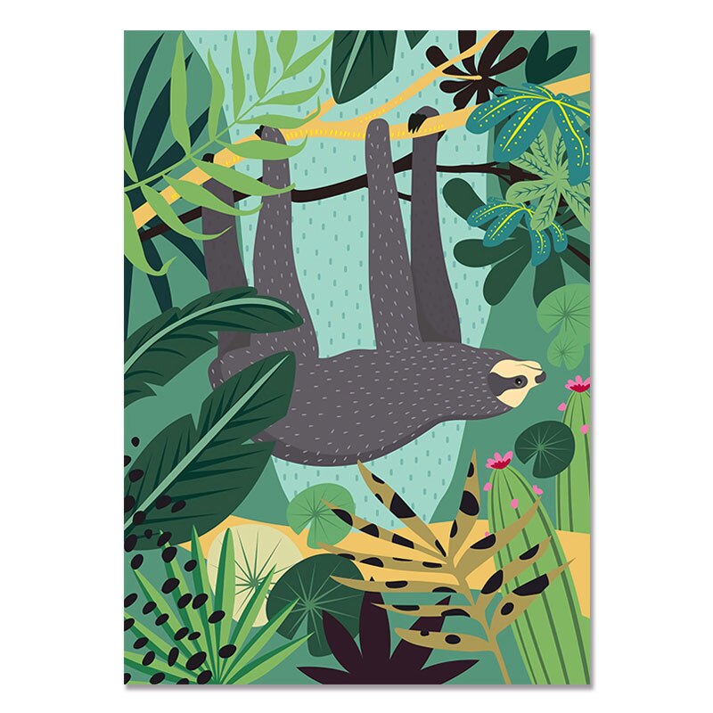 Affiche de la Jungle Déco-exotique.fr