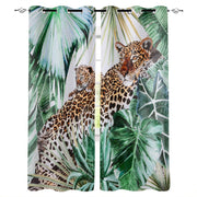 Rideau Jungle motif Léopard Déco-exotique.fr