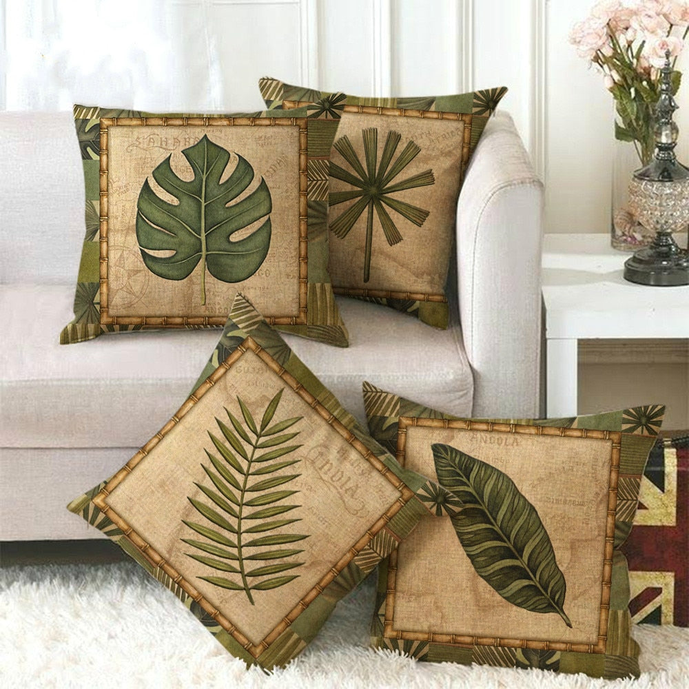 Coussin Jungle India Déco-exotique.fr