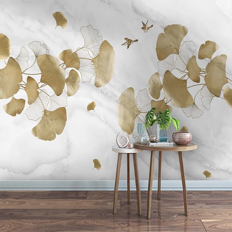 Papier peint Ginkgo Déco-exotique.fr