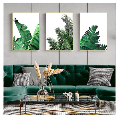 Affiche Feuille Verte Déco-exotique.fr