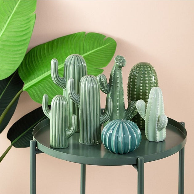 Cactus en céramique - Louer Objets déco Sujet Contemporain Cactus en céramique - Louer Objets déco Sujet Contemporain