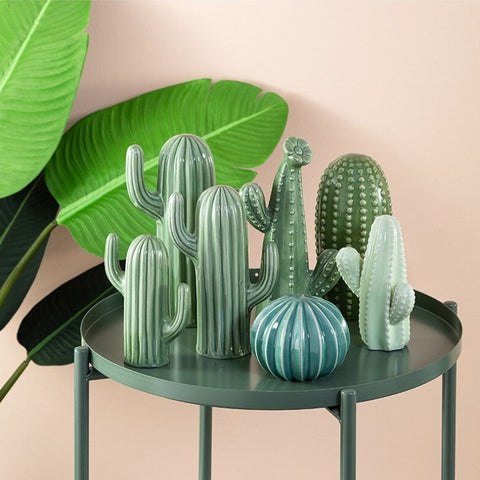 Cactus en céramique – Déco Exotique