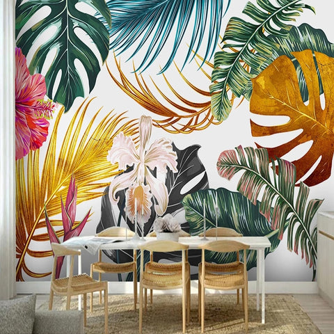 Papier peint Tropical Coloré Déco-exotique.fr