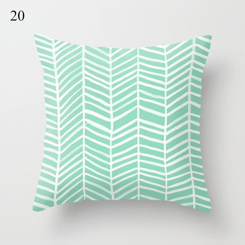 Coussin Tropical Vert Menthe Déco-exotique.fr