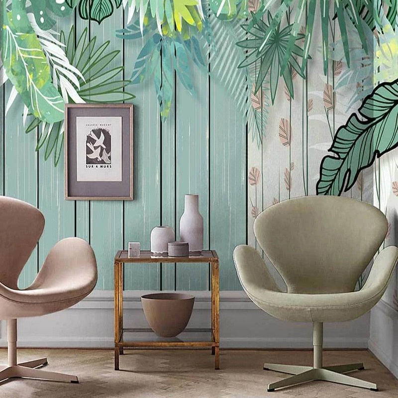 Papier peint Tropical Vert Déco-exotique.fr