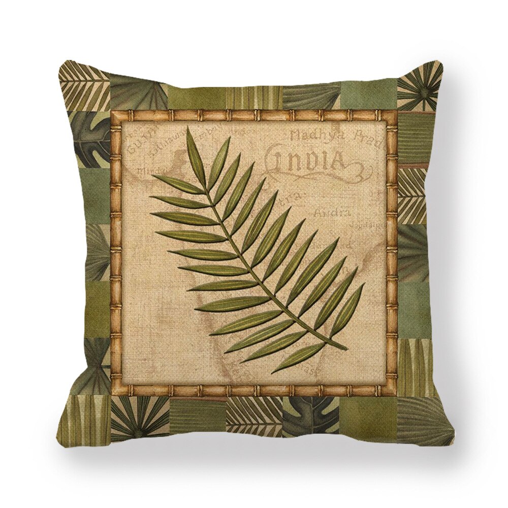 Coussin Jungle India Déco-exotique.fr