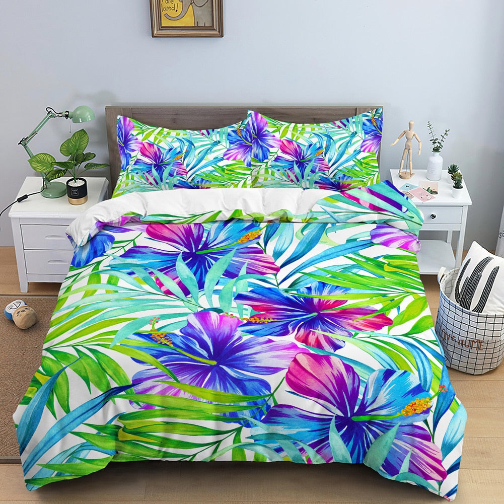 Housse de couette Tropical 220x240 Déco-exotique.fr