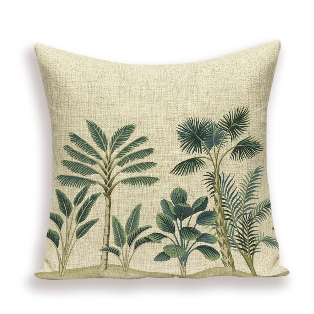 Coussin Jungle 45 x 45 cm Déco-exotique.fr