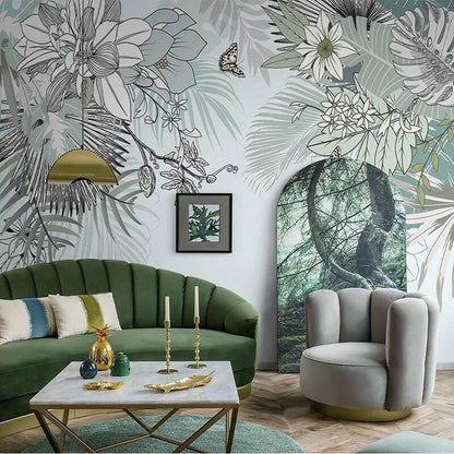Tapisserie murale Jungle Déco-exotique.fr