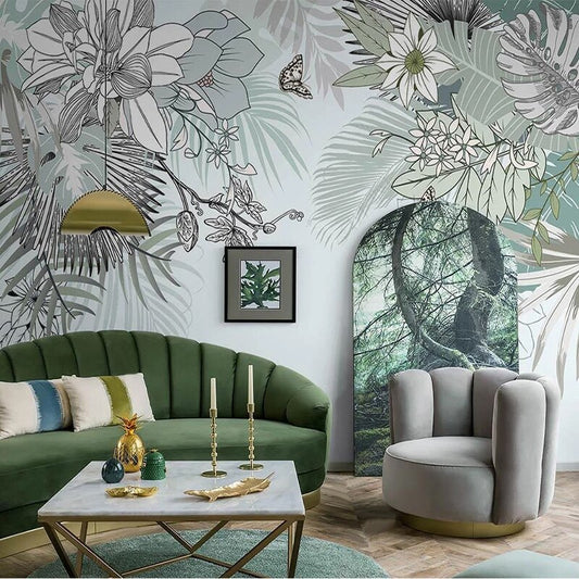Tapisserie murale Jungle Déco-exotique.fr