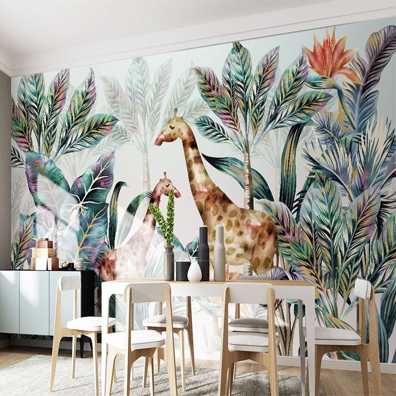 Papier peint Savane Jungle Déco-exotique.fr