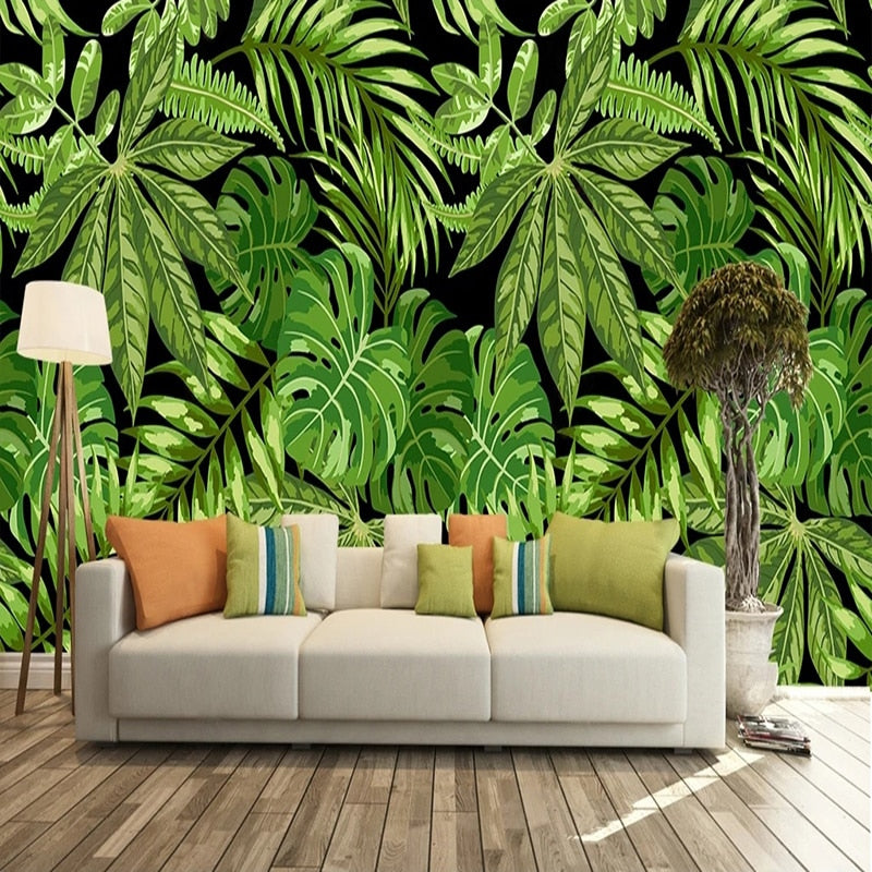Papier peint Jungle Feuille Déco-exotique.fr