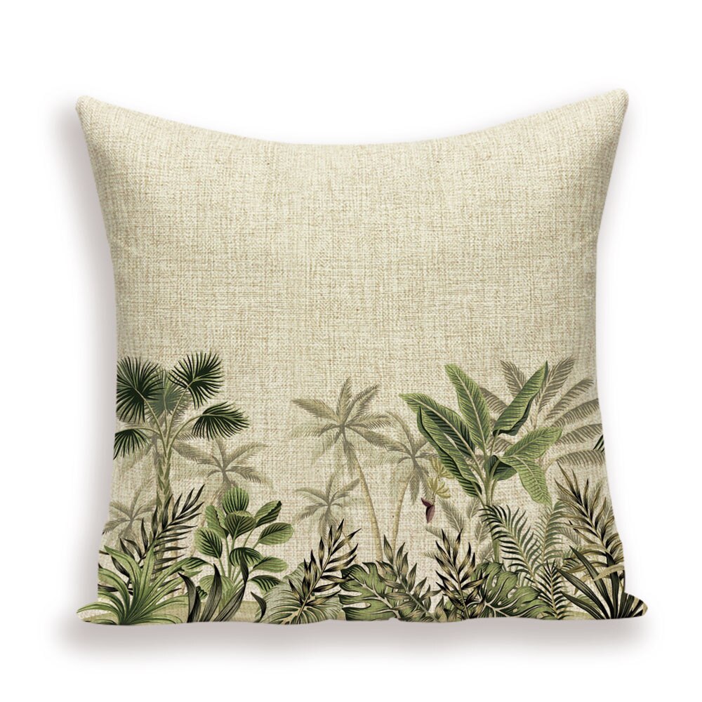 Coussin Jungle 45 x 45 cm Déco-exotique.fr