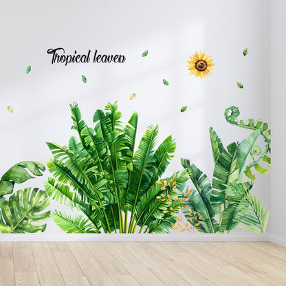 Stickers Muraux Plantes vertes Déco-exotique.fr