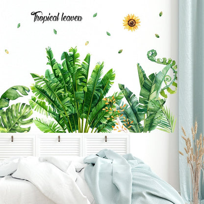 Stickers Muraux Plantes vertes Déco-exotique.fr