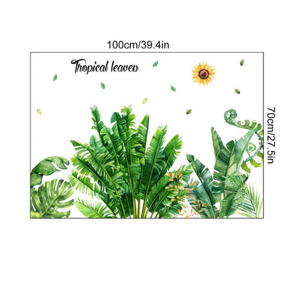 Stickers Muraux Plantes vertes Déco-exotique.fr