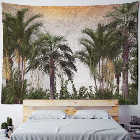 Tenture murale Jungle palmier Déco-exotique.fr