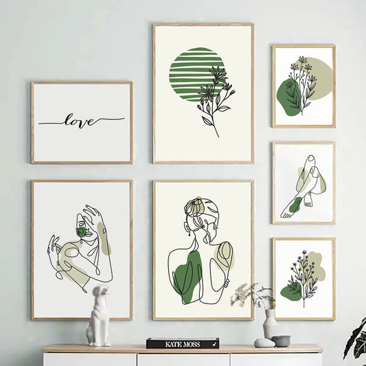 Affiche Minimaliste Femme Déco-exotique.fr