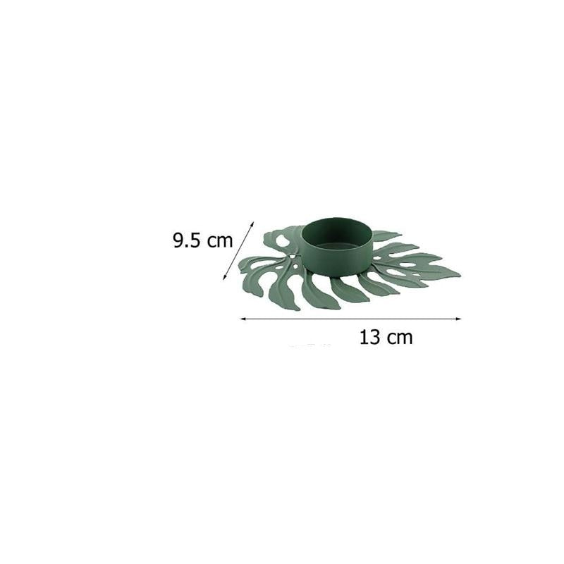 Bougeoir Monstera Déco-exotique.fr