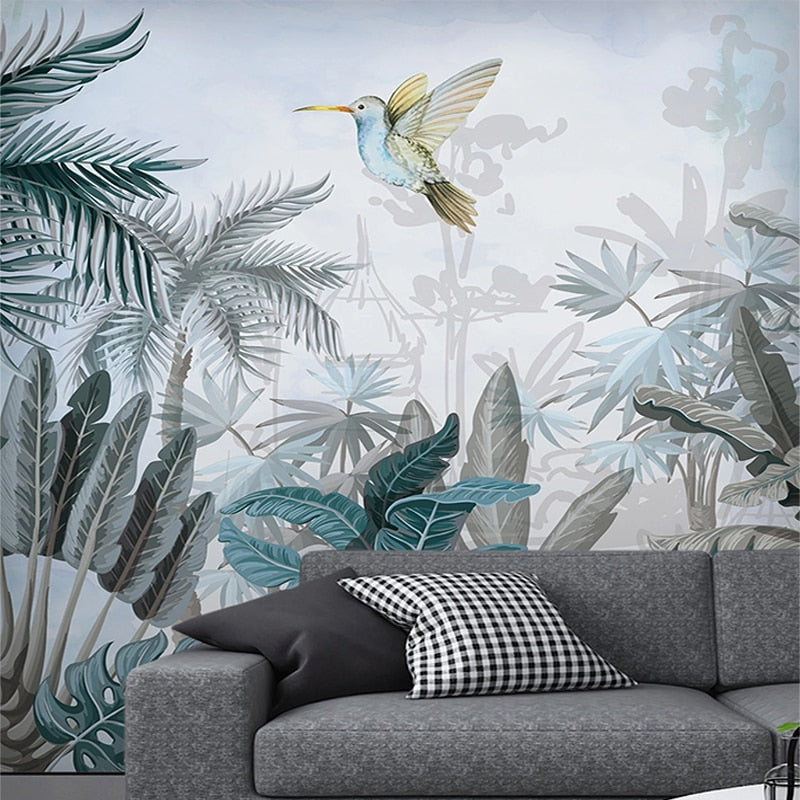 Papier peint Jungle Colibri Déco-exotique.fr