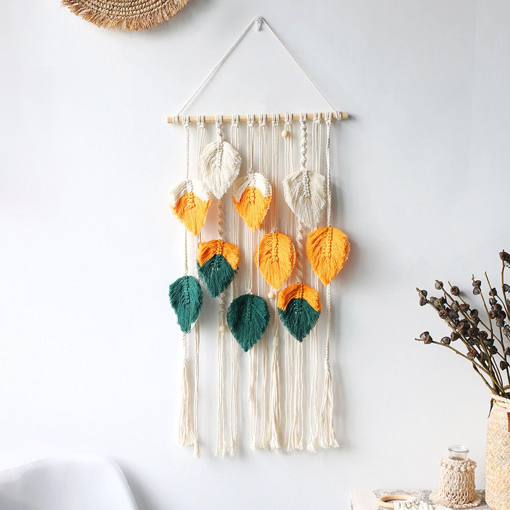 Macramé Mural Couleur Déco-exotique.fr