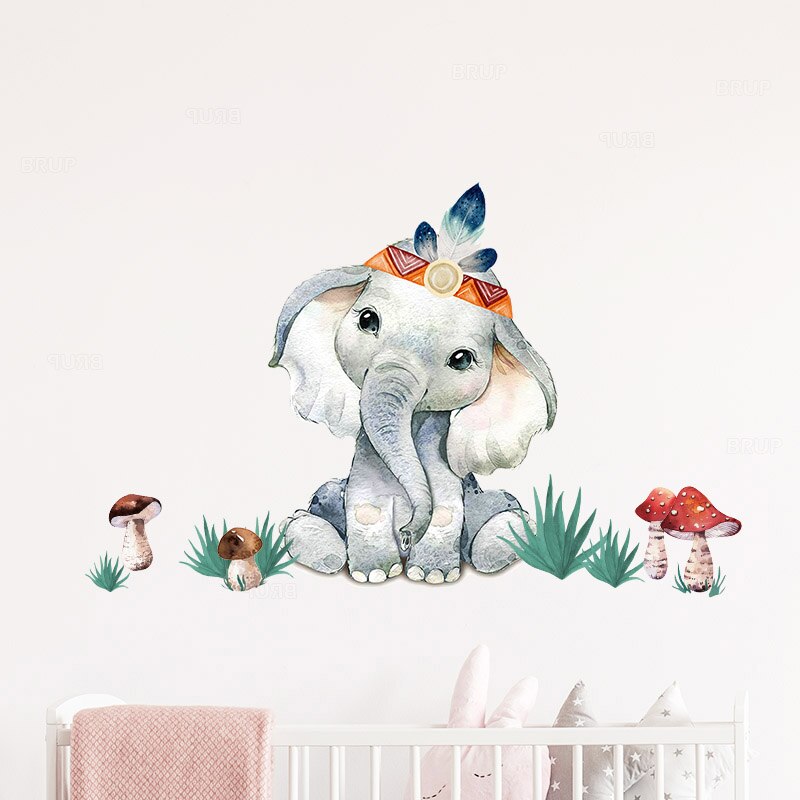 Stickers animaux Savane Fille Déco-exotique.fr