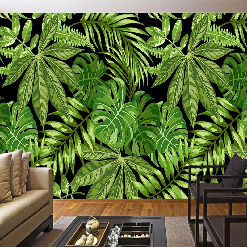 Papier peint Jungle Feuille Déco-exotique.fr
