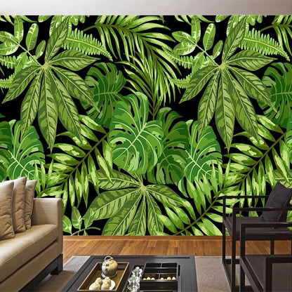 Papier peint Jungle Feuille Déco-exotique.fr