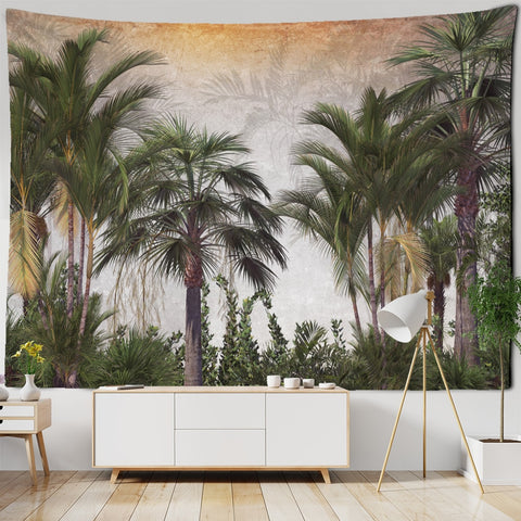 Tenture murale Jungle palmier Déco-exotique.fr