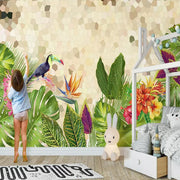 Papier peint Tropical Chambre Enfant Déco-exotique.fr